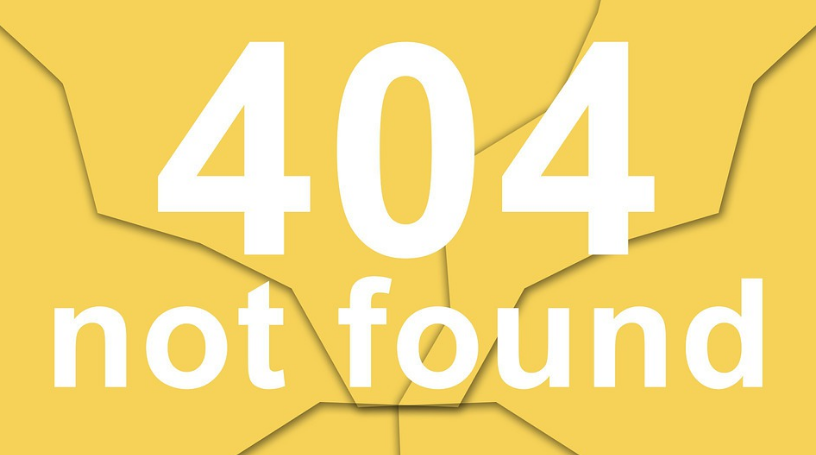 illustration jaune erreur 404
