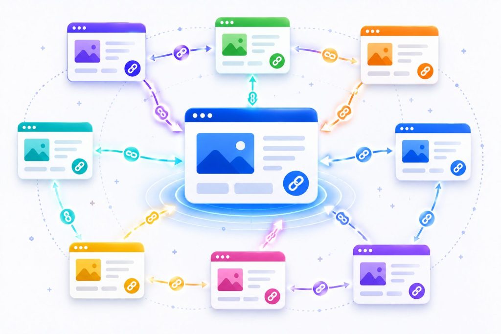 Maillage des backlinks sur le web