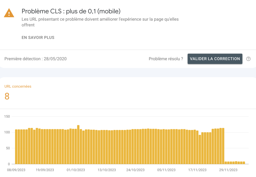 CLS Search Console