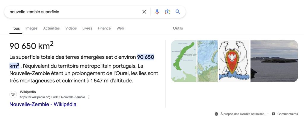 Position zéro Google