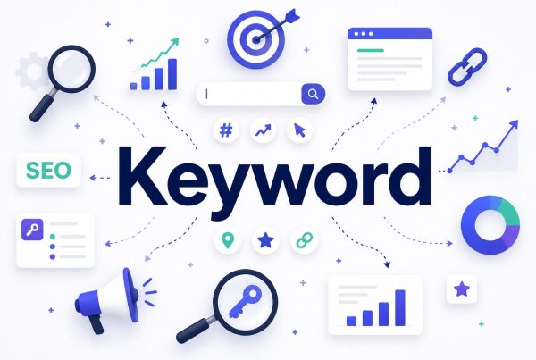 Les mots-clés, épine dorsale de toute stratégie SEO Image avec écrit "Keyword"
