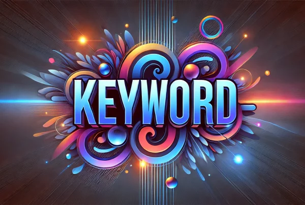 Image avec écrit "Keyword"