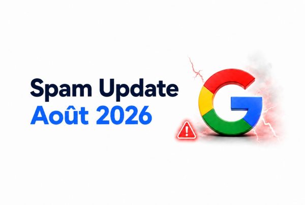 Google August 2026 Spam Update Image illustrant une spam update